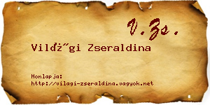 Világi Zseraldina névjegykártya